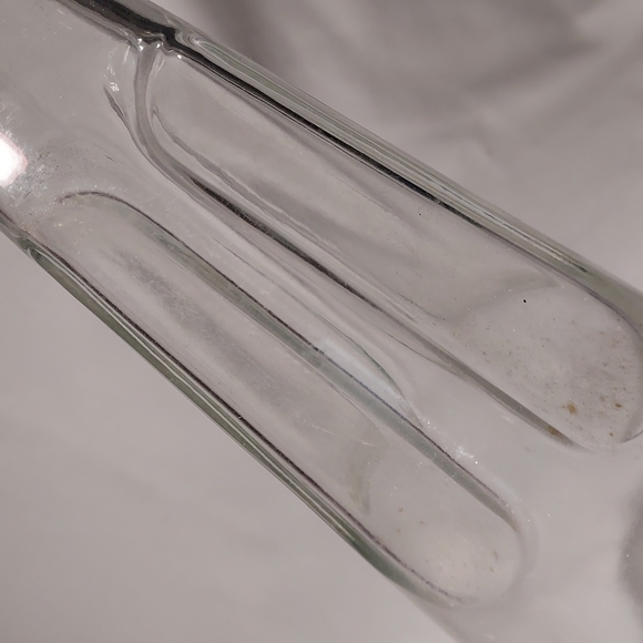 Vintage Glass Liquor Bottle Decanter Faceted Sides - Picture 7 of 8